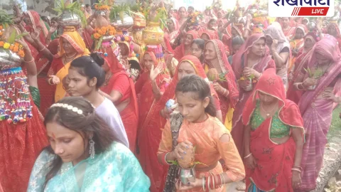 लोसल में नवग्रह शनी मंदिर में मूर्ति प्राण प्रतिष्ठा सम्पन्न