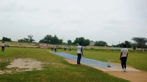 राजीव गांधी शहरी ओलंपिक खेल सीकर में तीसरे दिन भी चारो जोन में रोमांचक मैच जारी