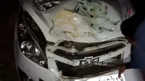 कार और बाईक में जबरदस्त भिड़ंत, एक की मौत