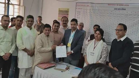 पांचवे राउंड में राजेंद्र गुढ़ा ने अच्छी बढ़त लेकर एक बारगी उड़ा दिए दोनों पार्टियों के होश, लेकिन राजेंद्र भांबू के लिखा था राज योग