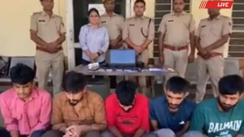 ऑनलाइन गेमिंग : 5 आरोपियों को पकड़ा, कुछ आरोपी कर रहे है प्रतियोगी परीक्षा की तैयारी भी