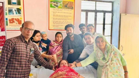 खुडाना में स्वैच्छिक महारक्तदान शिविर का हुआ आयोजन