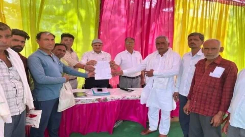 50 वर्षो से प्रचलित 2 किलोमीटर लम्बे आम रास्ते को राजस्व रिकॉर्ड में दर्ज किया गया