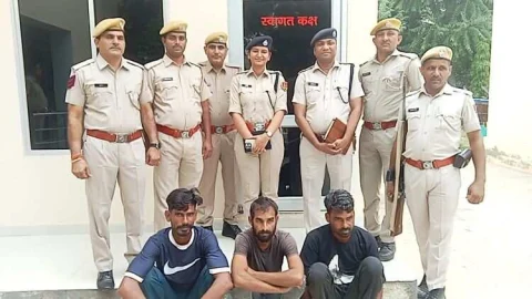 होमगार्ड भगवानाराम शर्मा के हत्यारो को पुलिस ने किया गिरफ्तार