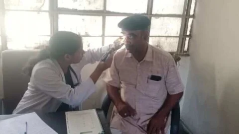 परिवहन एवं सड़क सुरक्षा विभाग के संयुक्त तत्वावधान में नेत्र चिकित्सा जांच एवं परामर्श शिविर