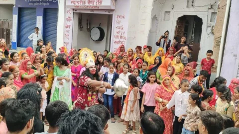 श्री नलापति बालाजी धाम दांता में नगर समृद्धि हेतु श्री रामधुन कार्यक्रम का हुआ आयोजन