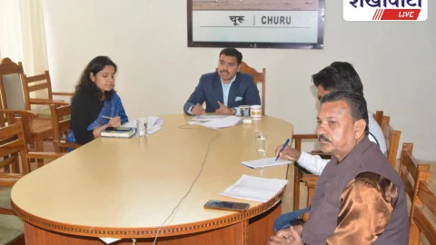 Churu News: शहरी निकायों में विजुअल क्लीनलीनेस के निर्देश