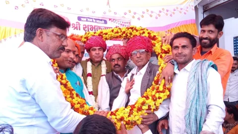 पूर्व विधायक चौधरी के जन्मदिवस पर जगह-जगह हुआ भव्य स्वागत