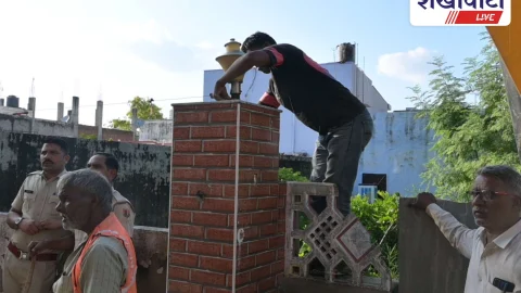 Sikar NewS: लोक अदालत के आदेश पर सीकर में अतिक्रमण हटाया