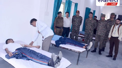 NCC दिवस पर मेगा रक्तदान शिविर, 100 यूनिट रक्त संग्रह
