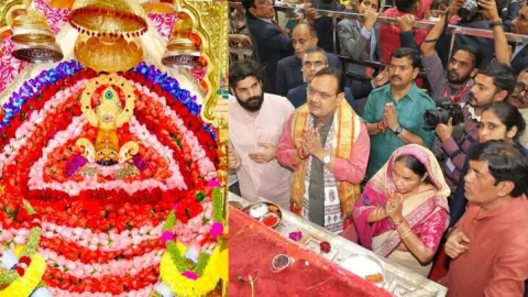 मुख्यमंत्री भजनलाल शर्मा ने खाटूश्याम मन्दिर में किए दर्शन