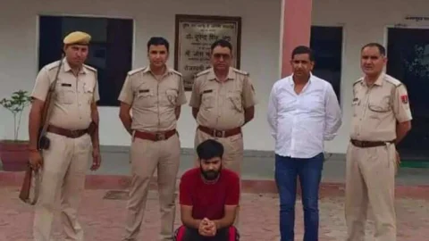 डॉक्टर दंपती को धमकी देने वाला आरोपी गिरफ्तार