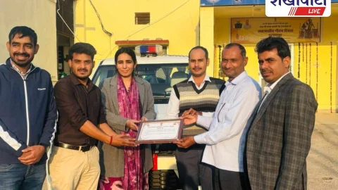 Jhunjhunu: 4 बीएलओ का शत-प्रतिशत एसआईआर कार्य, प्रशस्ति पत्र प्रदान