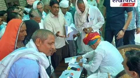 श्रीमाधोपुर: यूडीएच मंत्री झाबर सिंह खर्रा की जनसुनवाई