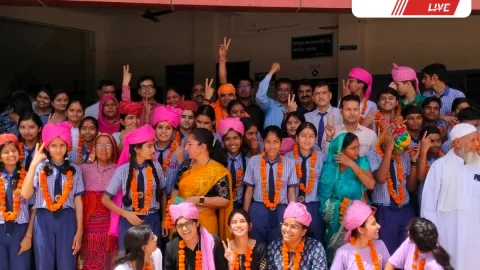 बगड़ में ज्योति विद्यापीठ स्कूल का परीक्षा परिणाम उत्सव धूमधाम से मनाया