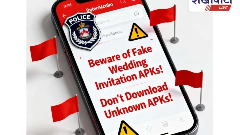 विवाह निमंत्रण.apk से हो सकता है मोबाइल हैक, पुलिस ने दी चेतावनी