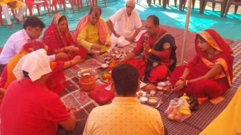 सिद्ध श्रीवीर हनुमान मंदिर में श्रीमद् भागवत कथा शुरू
