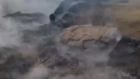 अज्ञात कारणों से लगी आग में जला आशियाना