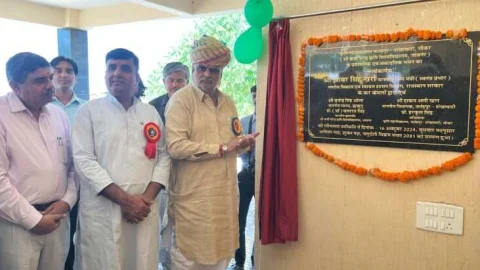 कृषि महाविद्यालय फतेहपुर में प्रशासनिक एवं अकादमी भवनों का मंत्री झाबर सिंह खर्रा ने किया लोकार्पण