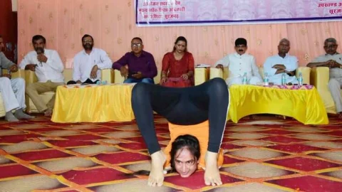 योगा खिलाड़ी सुदेश खरड़िया ने राजस्थान युवा महोत्सव में मचाई धूम