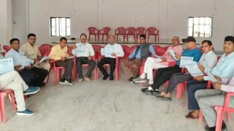 जयपुर में होने वाली महापंचायत को लेकर बैठक आयोजित