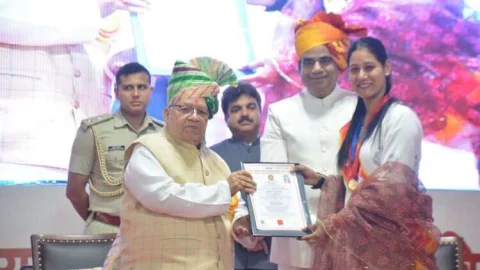 पंडित दीनदयाल उपाध्याय शेखावाटी विश्वविद्यालय का चतुर्थ दीक्षांत समारोह आयोजित