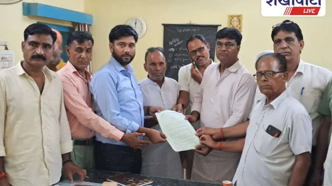 रतनगढ़ में पानी सप्लाई अव्यवस्था पर भाजपा का ज्ञापन