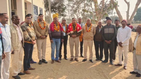 नवनियुक्त एएसआई का किया स्वागत