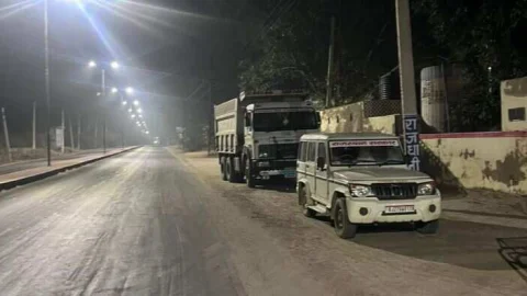 खंडेला में अवैध खनन के विरुद्ध बड़ी कार्यवाही