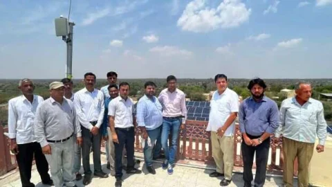 ग्रीन ऊर्जा के लिए सोलर पावर पैनल का किया उद्घाटन