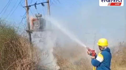 Jhunjhunu: ट्रांसफार्मर में आग, दमकल की त्वरित कार्रवाई, बड़ा हादसा टला