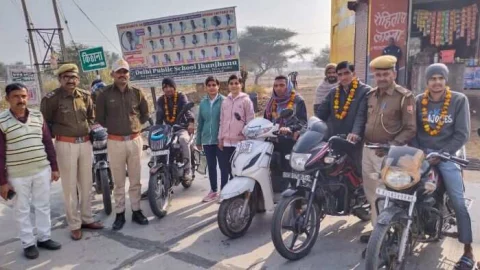 सुलताना में हेलमेट पहने, सुरक्षित रहे पर नवाचार