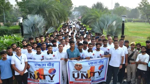 झुंझुनूं पुलिस ने ‘Run For Unity’ के साथ मनाया राष्ट्रीय एकता दिवस