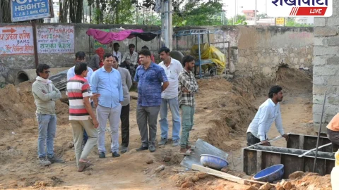 सीकर में अंडरपास से वंदे मातरम चौक तक यातायात बंद