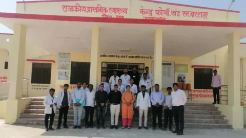 भारत सरकार की नेशनल क्वालिटी एश्योरेंस की टीम ने किया 3 प्राथमिक स्वास्थ्य केन्द्रों का निरीक्षण