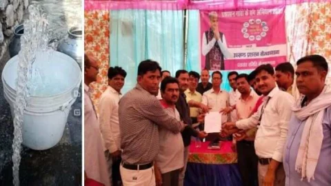 ग्रामीणों को विगत पांच वर्षों बाद मिला पानी का लाभ