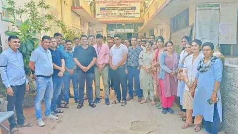 जिला चिकित्सालय लक्ष्मणगढ़ में बंद रही संपूर्ण ओपीडी सेवाए