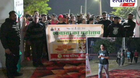 5 किलोमीटर मैराथन: सड़क सुरक्षा का दिया गया संदेश