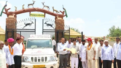 जिले के पहले वन्य जीव रेस्क्यू व्हीकल के मिलने के बाद वन विभाग को मिलेगी राहत