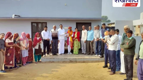 Jhunjhunu News : प्रियंका जाखड़ का CID में चयन, गांव में सम्मान