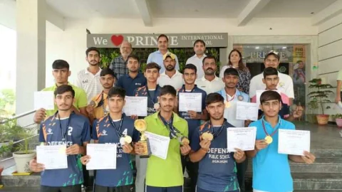 68 वीं जिला स्तरीय एथेलेटिक्स में प्रिंस व डिफेंस का रहा दबदबा