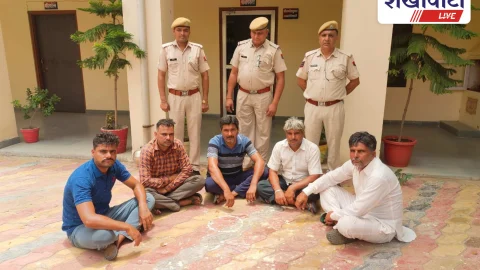 थाने में ही भिड़े दो पक्ष, पुलिस के सामने दी मारपीट की धमकियां – पांच गिरफ्तार