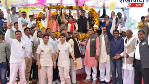 Jhunjhunu News:  165 फीट ऊंचा तेजाजी मंदिर का भूमिपूजन सम्पन्न