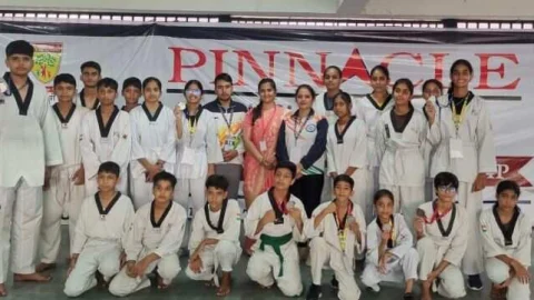 सीबीएसई वेस्ट जॉन ताईक्वांडो प्रतियोगिता में प्रिंस इंटरनेशनल के तीन छात्रों का नेशनल के लिए चयन