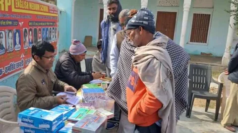 निःशुल्क नेत्र जांच कैम्प का आयोजन