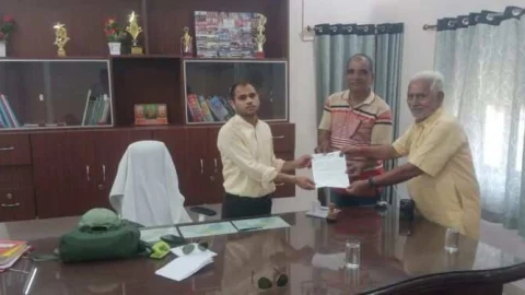 नहरी पानी की गुणवत्ता की जांच की मांग, उपखण्ड अधिकारी को दिया ज्ञापन