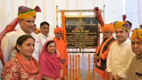स्वायत शासन राज्य मंत्री झाबर सिंह खर्रा ने सीवरेज परियोजना के दूसरे चरण का किया शिलान्यास