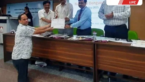 सीकर के डॉ अम्बिका प्रसाद जयपुर में सम्मानित