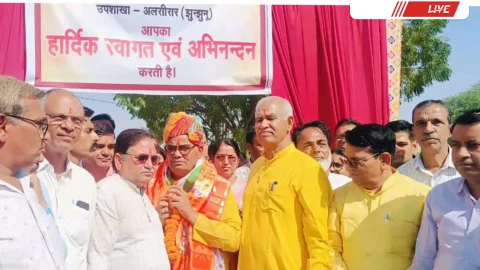 प्रयोगशाला सहायको ने दिया शिक्षा मंत्री मदन दिलावर को ज्ञापन