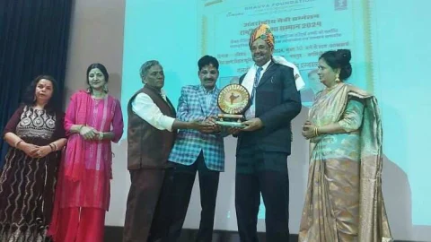 आदर्श समाज समिति इंडिया के अध्यक्ष धर्मपाल गाँधी का जयपुर में हुआ सम्मान